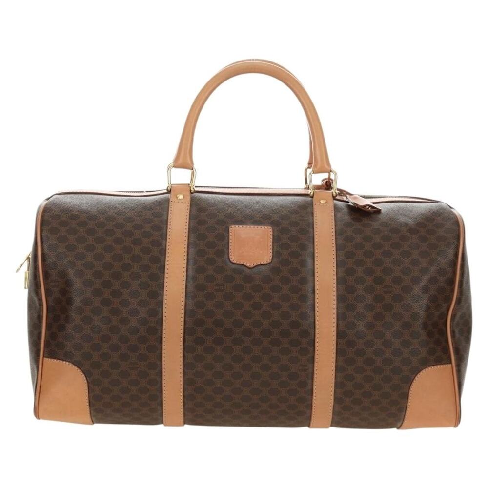 Celine Macadam Boston Bag Brown